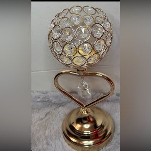 Crystal Candle Holder Tealight Candlestick Dining Table Crystal teardrop